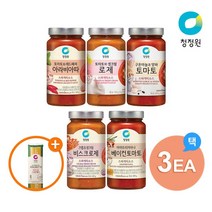청정원 스파게티소스600g x 3병 + 스파게티면500g 2개 골라담기, 상세설명 참조, 01.토마토600g/01.토마토600g/04.비스크로제600g/01.면500g 2개
