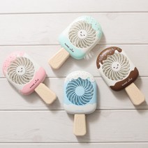 저소음 선풍기 미니선풍기 휴대용선풍기 아이스크림, 아이스크림선풍기/민트