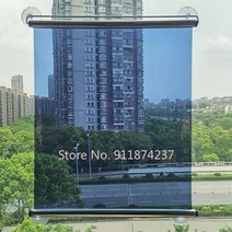 업그레이드 흡입 컵 고정 롤러 차양 태양 보호 블라인드 사무실 가정용 단열 커튼