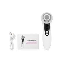 얼굴마사지기계 고주파 경락 마사지 리프팅기기 led 페이스 라이트 테라피 뷰티 디바이스, 유형 1 흰색
