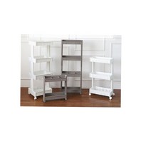 딸기체험 감귤체험 이동식선반 요리체험 펜트리선반, 슬림3단 화이트