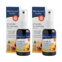호주 네추럴라이프 프로폴리스 마누카 허니 스프레이 30ml 2개세트