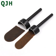 가죽펀치 구멍뚫기 펀치세트 - 반원 펀칭 스티칭 컷 스틸 코너 커터 키트 수동, 15mm 20mm 40mm 45mm