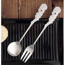 손님맞이 다과상 장미 카빙포크 티스푼 집들이선물, 종류_화채스푼