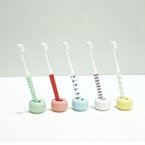 [메이앤홈] 세라믹 도자기 칫솔꽂이, 옐로우, 1개