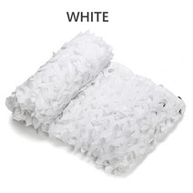 돔쉘터 캠핑 허브 돔형 장박 감성 쉘터 텐트 군사 위장 그물 야외 등산 천막 사냥 해가리개 안뜰 및 장식에 적합, WHITE+3m x 4m