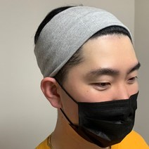 국내제작 서진이네 와이드 골지 헤어밴드 헬스 요가 남자머리띠