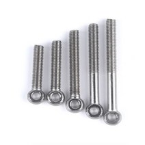 5pcs m5 m6 m8 스테인레스 스틸 메트릭 스레드 윙 힌지 나사 아이 볼트 스터드 관절 앵커 볼트 fastner pvc 앵커, m5 5개, 50mm