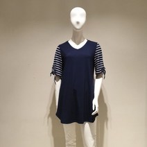프로그램 NC05 배색리본소매 티셔츠 P202T170