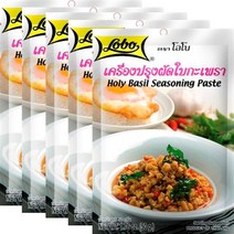 태국 로보 팟 카파오무쌉 소스 돼지고기볶음 덮밥소스 낱개당 50g 1~2인분 또는 식당용 대용량 1.0kg, 1kg, 1개