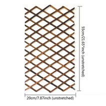 방부목 울타리 담장 접이식 펜스 마당 나무 방부목 정원 화단 꾸미기 DIY 연인을 위한 인공 확장 가능한 울, 02 Carbonized wood