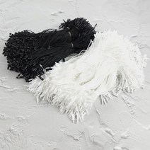 라벨끈 20cm 1000pcs 택줄 매장 의류 백 악세사리 택고리 상표끈 케이블타이 선 소품정리, A 블랙