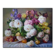 DIY캔버스페인팅 명화그리기 유화- 정물 40x50, S07_식탁위 작은정원