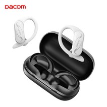 Dacom Bonebuds X1 화웨이 샤오미 용 진정한 무선 골전도 블루투스 헤드셋 러닝 행잉 이어 스포츠, 01 Bonebuds X1 White