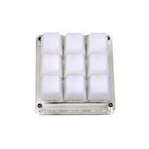 QMK Hotswap-YMDK RGB 지원 매크로 기능 C 타입 MX 스위치 기계식 키보드 넘패드 게임 포토샵용 9 키, Kit 1, Milk White, Kit 1