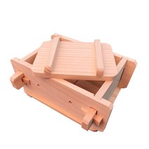 두부 누름틀 이동식 나무 수제 금형 16x12x9cm 상자 압력 키트 주방 요리 액세서리, 1.Tofu mould, 1.Tofu mould