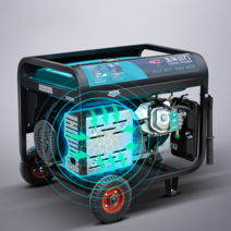 파워 3/5/6/8/10KW 소형 가솔린 발전기 220V 가정용 380V 무소음, 6.5KW 전기 시동 220V (가솔린 모델)