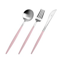 [큐티폴] 고아 핑크 디너 3p세트, 선택:선택