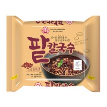 오뚜기 팥칼국수 32봉 칼국수면 진한 팥국물 옛맛 그대로 팥칼국수