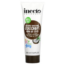 Inecto 슈퍼블리 스무딩 코코넛 바디 로션 250ml(8.4fl oz) US 직배송, 1PACK, 상세설명참조