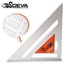 DEVA 알루미늄 삼각각도자 (제도용콤파스 각도기 측정공구 디바이더), UAM-AS018C (1개)