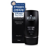 1+1 무칸 남자 선크림 선젤 50ml, 05.선젤 1개 + 남성청결제 1개