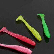 미니쉐이드 웜 50mm 레드 송어 루어 전갱이 볼락 산천어 잉어 빙어 구더기웜