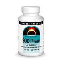 소스 내츄럴스 SOD powder 250mg 타블렛 60정 1개, 1
