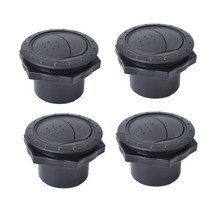 차량 에어컨 부품 자동차 압축기 부품오링 4pcs 자동 벤트 콘센트 캐러밴 대시 보드 디플렉터 내부 환기 교체 액세서리, 없음