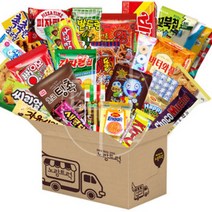 추억의과자세트 30p 대용량 문방구 간식 스낵 과자 모음, 1개