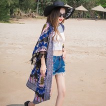 cs mall 여성 비치웨어 쉬폰 로브 가디건 ly636