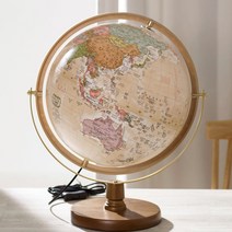 서전(Seojeon) LED 지구본 -전용앱 연동 직경 32cm - 2종, 브라운 지구본