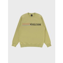 VOLCOM NEW 레인보우 컴포트핏 맨투맨 올리브