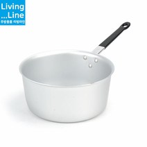 KI 열전도율이 좋은 업소용 양은 자루냄비 빠른조리 대용량 라면냄비 알루미늄 편수 국수 짜파게티 냄비 국수냄비 찌개냄비, [LL] 양은 높은자루냄비-대
