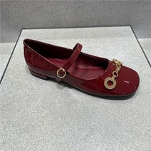 양털 발레리나 겨울 퍼 누빔 수제 샌들 빈티지 메리제인 구두 모카신 털