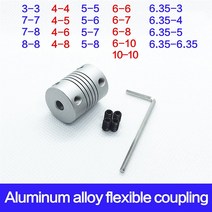커플링 CNC 모터 조 샤프트 플렉시블 1PC MINGPING (Size : 6.35mm 4mm), 20 8mm 8mm