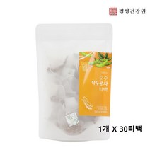작두콩차 티백 국산 100 % 순수 건 도두 티 물 음료 화학 첨가물 무첨가 선물 추천 플라보노이드 비타민 A B C 칼슘 단백질 효능 순한 삼각티백 국내산 1g 30개, 30g, 1팩