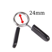 홈짐 바벨 스프링 클립 아령 바 칼라 클램프 역도 잠금 장치 24/25/28/30mm 1 인치 빠른 하드웨어 액세스, 24mm