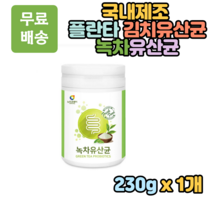 온가족 분말 락토바실러스 플란타룸 플란타 김치유산균 비피덤 퍼멘텀 람노수스 녹차유산균230g 프로바이오틱스 학생 수험생 간식 쉐이크 직장인 중년 노인 추천