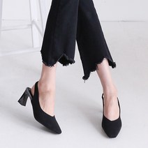 폭신 펌프스힐 펌프스 여성펌프스 슬링백 플랫슈즈 여성블로퍼 여성구두 통굽-3076