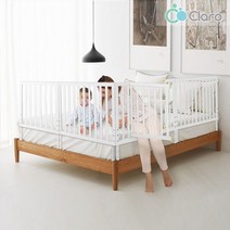 끌라로 원목 침대 가드 SGW-D98, 화이트