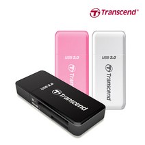 트랜센드 RDF5 USB3.0 메모리카드 리더기마이크로SD, 블랙