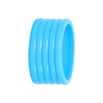 테니스그립커버 5pcs 신축성 배드민턴 라켓 핸들 고무 링 라켓 밴드 배드민턴 라켓 밴드 오버, 푸른