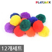 플레이잭 PJ-BB201 솜털공 12개세트, (1개입)