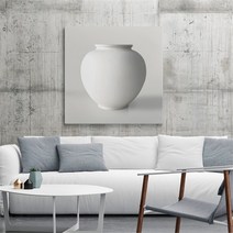 유홍아트 다복상징 순백 달항아리 백자 도자기 그림 액자 6호 (8427771), 4번