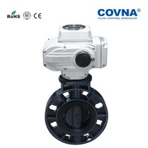 버터플라이밸브 강제전선관 주름관부속 3인치 PVC 전기 버터 플라이 밸브 온 오프 유형 DN80 플라스틱 전동, 02 AC220V