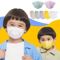 웰커버 아이봄 10매입 어린이마스크 KF94 KF80 5컬러 소형 초소형 새부리형 국산자재 국내생산 50매이상무료배송, 키즈 도깨비 연핑크(10매입)(공산품)