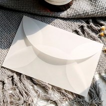 트레이싱지봉투 청첩장 초대장 페인트 반투명 서리로 덮은 꽃 봉투, 175125mm 대형 10장