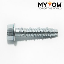 중공벽돌 콘크리트용 창호 경기장의자 고정 / 마이토우 토우 콘크리트 스크류 앙카 볼트 10개입, 8*60