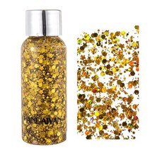 BLOWFISH FUGU입자 큰 아이 글리터 스팽글리터 섀도우 글리터 섀도우 리퀴드 섀도우30g, 02#, 1개